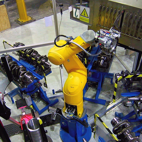 Robotické montážní stanice se speciálními nástroji